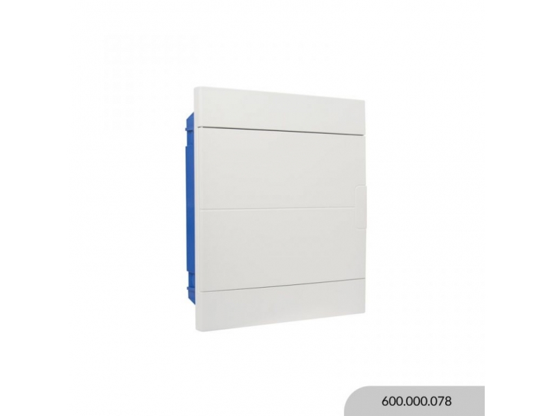 TABLERO DE EMBUTIR 24 MODULOS TAPA BLANCA