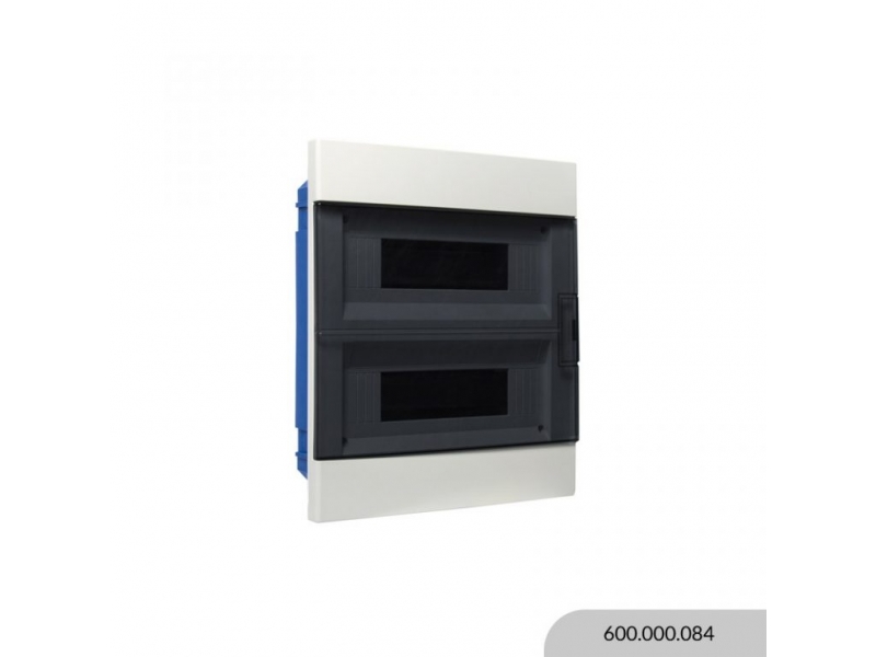 TABLERO DE EMBUTIR 24 MODULOS TAPA HUMO