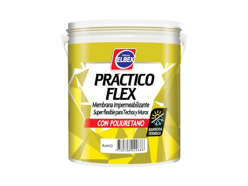 MEMBRANA LIQUIDA PRACTICO FLEX BLANCO 20Kg ELBEX