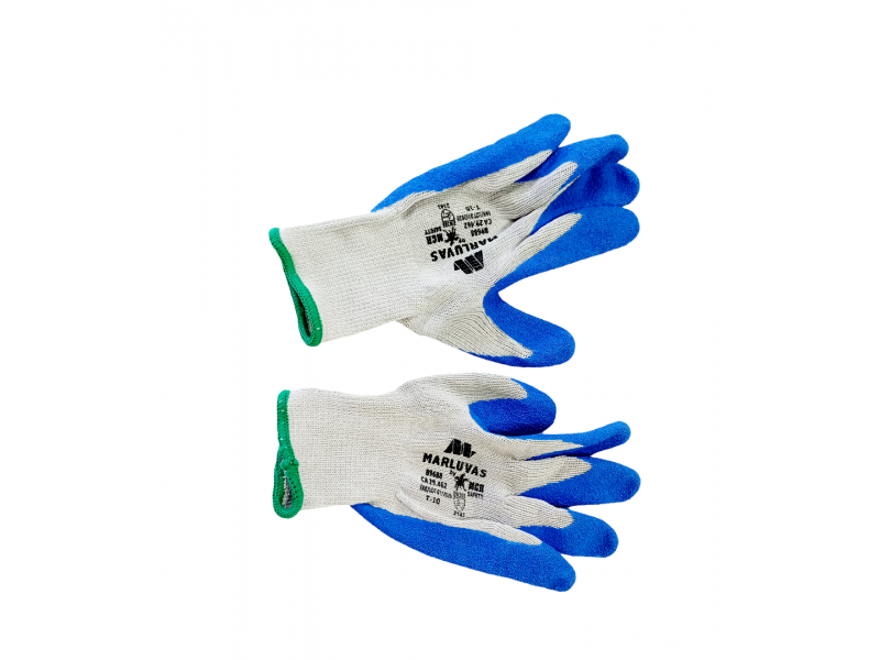 GUANTES MARLUVAS LANILLA c/PALMA LATEX T8-T9-T10